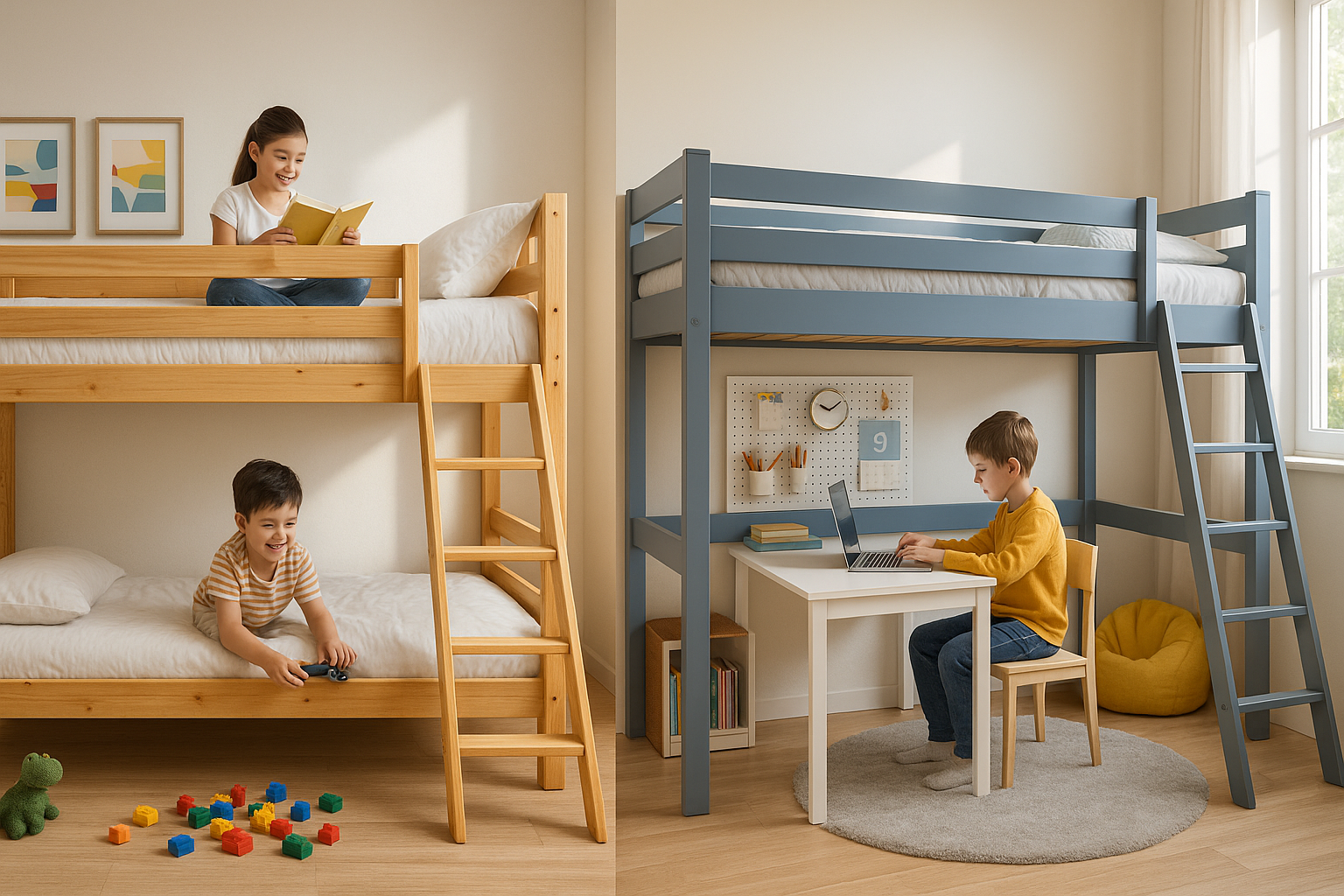 Loft Beds vs. Bunk Beds: What's the Difference and Which is Better?